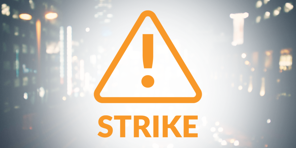 graphics for publications about strike